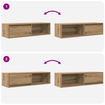 vidaXL Έπιπλο Τηλεόρασης 100x31x25,5cm Επεξεργασμένο Ξύλο