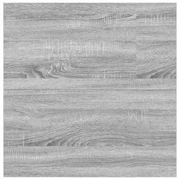 vidaXL Τραπεζάκι σαλονιού με συρτάρια Γκρι Sonoma 100x100x40cm 1 τεμ.