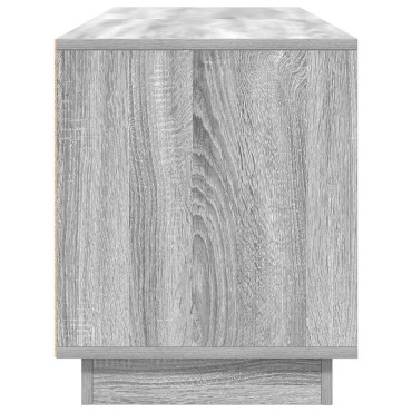 vidaXL Έπιπλο Τηλεόρασης με LED Γκρι Sonoma 160,5x41x50cm