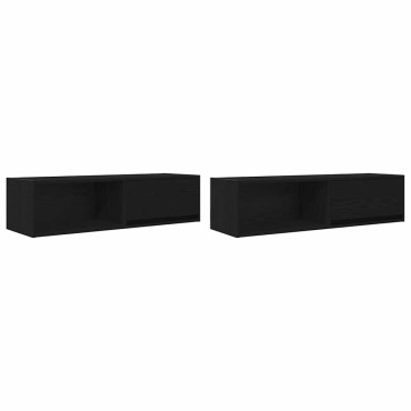 vidaXL Έπιπλα Τηλεόρασης 2 τεμ. 100x31x25,5cm Επεξεργασμένο Ξύλο