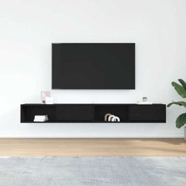 vidaXL Έπιπλα Τηλεόρασης 2 τεμ. 100x31x25,5cm Επεξεργασμένο Ξύλο