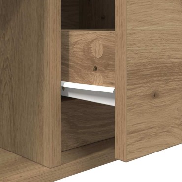 vidaXL Έπιπλα Τηλεόρασης 2 τεμ. 100x31x25,5cm Επεξεργασμένο Ξύλο