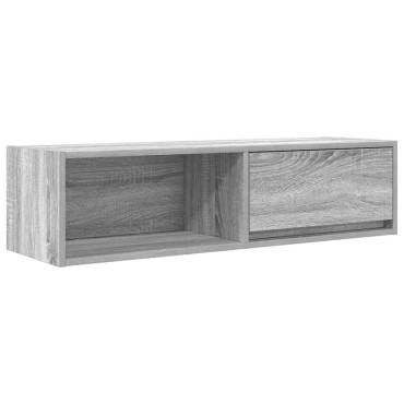 vidaXL Έπιπλο Τηλεόρασης Γκρι Sonoma 100x31x25,5cm από Επεξεργ. Ξύλο