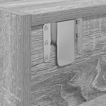 vidaXL Έπιπλο Τηλεόρασης Γκρι Sonoma 100x31x25,5cm από Επεξεργ. Ξύλο