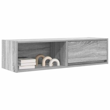 vidaXL Έπιπλο Τηλεόρασης Γκρι Sonoma 100x31x25,5cm από Επεξεργ. Ξύλο