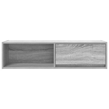 vidaXL Έπιπλο Τηλεόρασης Γκρι Sonoma 100x31x25,5cm από Επεξεργ. Ξύλο