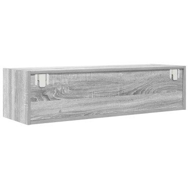 vidaXL Έπιπλο Τηλεόρασης Γκρι Sonoma 100x31x25,5cm από Επεξεργ. Ξύλο