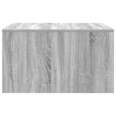 vidaXL Τραπεζάκι σαλονιού με συρτάρια Γκρι Sonoma 70,5x70x40cm 1 τεμ.