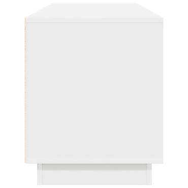 vidaXL Ντουλάπι Τηλεόρασης με LED Λευκό 160,5x41x50cm