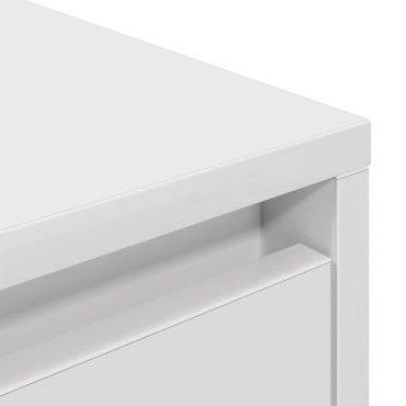ντουλάπι τηλεόρασης vidaXL με φώτα LED Λευκό 100x41x50cm