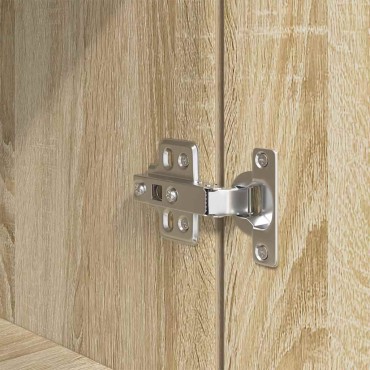 vidaXL Κομοδίνο Sonoma Δρυς 39x35x65cm από Επεξεργασμένο Ξύλο 1 τεμ.