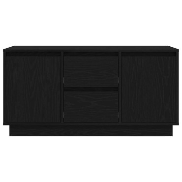 vidaXL Έπιπλο Τηλεόρασης με LED Μαύρη βελανιδιά 100x41x50cm