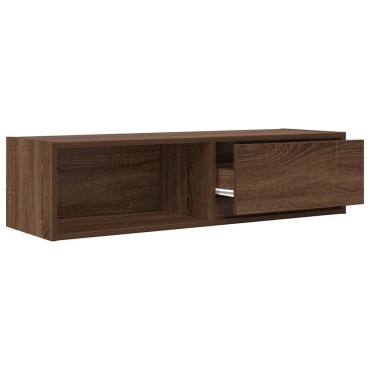 vidaXL Έπιπλο Τηλεόρασης Καφέ Δρυς 100x31x25,5cm Επεξεργασμένο Ξύλο