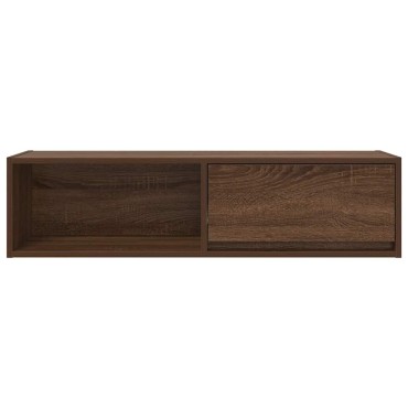 vidaXL Έπιπλο Τηλεόρασης Καφέ Δρυς 100x31x25,5cm Επεξεργασμένο Ξύλο