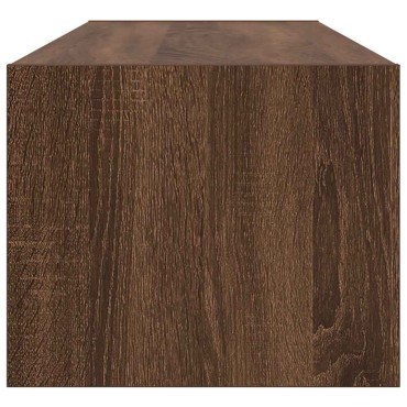 vidaXL Έπιπλο Τηλεόρασης Καφέ Δρυς 100x31x25,5cm Επεξεργασμένο Ξύλο