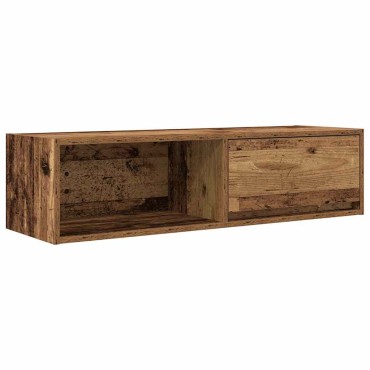 vidaXL Έπιπλο Τηλεόρασης Όψη Παλαιού Ξύλου 100x31x25,5cm Επεξ. Ξύλο