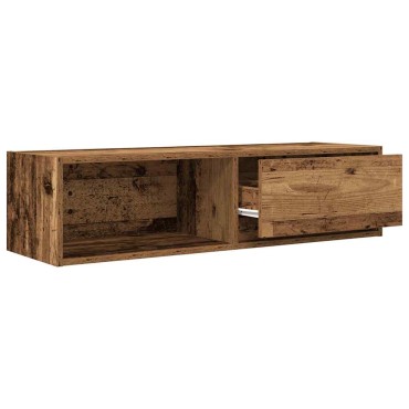 vidaXL Έπιπλο Τηλεόρασης Όψη Παλαιού Ξύλου 100x31x25,5cm Επεξ. Ξύλο
