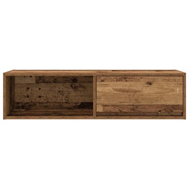vidaXL Έπιπλο Τηλεόρασης Όψη Παλαιού Ξύλου 100x31x25,5cm Επεξ. Ξύλο