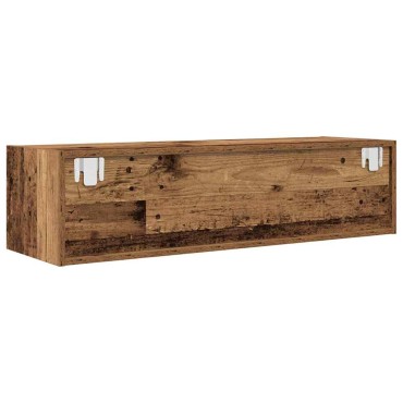 vidaXL Έπιπλο Τηλεόρασης Όψη Παλαιού Ξύλου 100x31x25,5cm Επεξ. Ξύλο