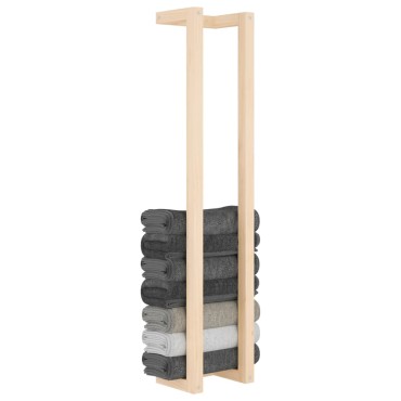 vidaXL Πετσετοκρεμάστρα 23x18x110 εκ. από Μασίφ Ξύλο Πεύκου