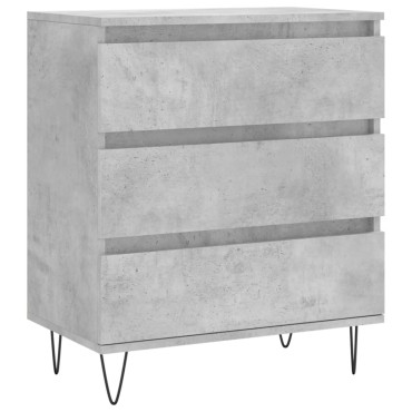 vidaXL Ντουλάπι Γκρι Σκυροδέματος 60x35x70cm Επεξεργασμένο Ξύλο 1 τεμ.
