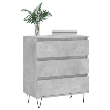 vidaXL Ντουλάπι Γκρι Σκυροδέματος 60x35x70cm Επεξεργασμένο Ξύλο 1 τεμ.