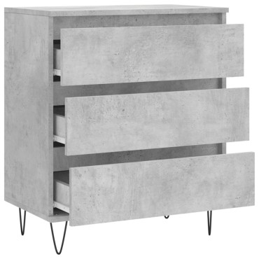 vidaXL Ντουλάπι Γκρι Σκυροδέματος 60x35x70cm Επεξεργασμένο Ξύλο 1 τεμ.