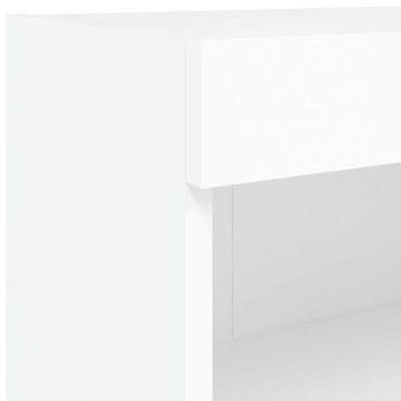 vidaXL Έπιπλα Τηλεόρασης με LED 2 τεμ. Λευκά 80x30x30cm
