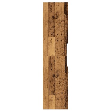 vidaXL Ντουλάπι Μπάνιου Κρεμαστό Παλ. Ξύλο 30x30x130cm από Επ. Ξύλο 1 τεμ.