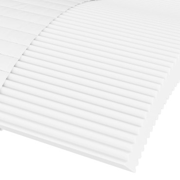 vidaXL Καναπές Κρεβάτι με Στρώμα Σκούρο Γκρι 90x200cm Υφασμάτινο 1 τεμ. - Μονό