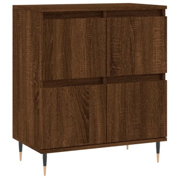 vidaXL Μπουφές Καφέ Δρυς 60x35x70cm από Επεξεργασμένο Ξύλο 1 τεμ.