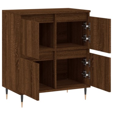 vidaXL Μπουφές Καφέ Δρυς 60x35x70cm από Επεξεργασμένο Ξύλο 1 τεμ.