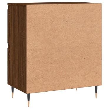 vidaXL Μπουφές Καφέ Δρυς 60x35x70cm από Επεξεργασμένο Ξύλο 1 τεμ.