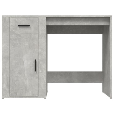 vidaXL Γραφείο Γκρι Σκυροδέματος 100x49x75cm Επεξεργασμένο Ξύλο 1 τεμ.