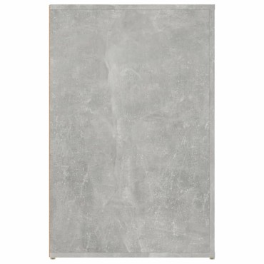 vidaXL Γραφείο Γκρι Σκυροδέματος 100x49x75cm Επεξεργασμένο Ξύλο 1 τεμ.