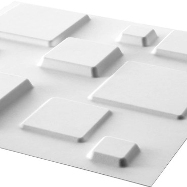 WallArt Πάνελ Τοίχου Τρισδιάστατα GA-WA09 24 τεμ. Squares