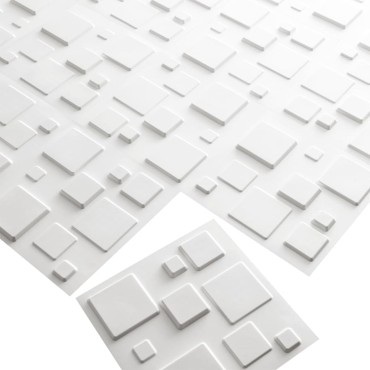 WallArt Πάνελ Τοίχου Τρισδιάστατα GA-WA09 24 τεμ. Squares