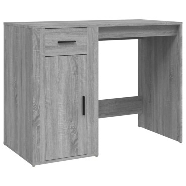 vidaXL Γραφείο Γκρι Sonoma 100x49x75cm από Επεξεργασμένο Ξύλο 1 τεμ.