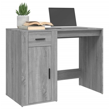 vidaXL Γραφείο Γκρι Sonoma 100x49x75cm από Επεξεργασμένο Ξύλο 1 τεμ.