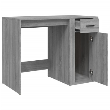 vidaXL Γραφείο Γκρι Sonoma 100x49x75cm από Επεξεργασμένο Ξύλο 1 τεμ.