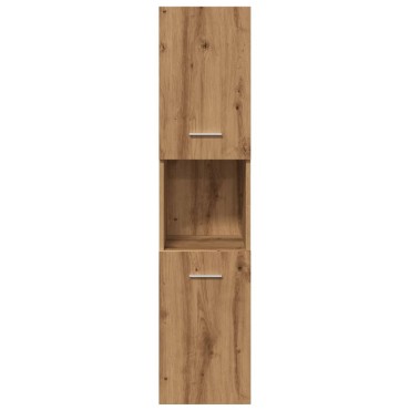 vidaXL Ντουλάπι Μπάνιου Κρεμαστό Παλ. Ξύλο 30x30x130cm από Επ. Ξύλο 1 τεμ.