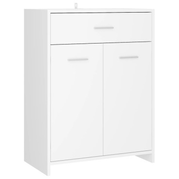vidaXL Ντουλάπι Μπάνιου Λευκό 60x33x80cm από Επεξ. Ξύλο