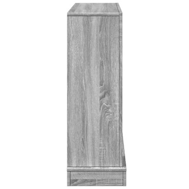 vidaXL Πλαίσιο Τζακιού Γκρι Sonoma 100x30x87,5 εκ. από Επεξ. Ξύλο