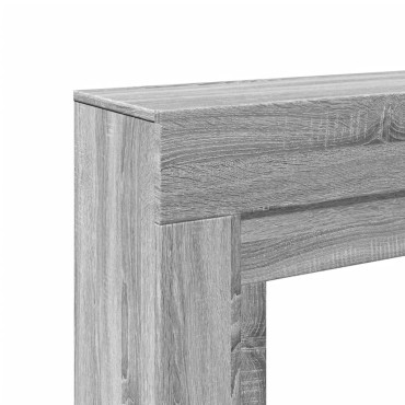 vidaXL Πλαίσιο Τζακιού Γκρι Sonoma 100x30x87,5 εκ. από Επεξ. Ξύλο