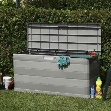 vidaXL Μπαούλο Αποθήκευσης Κήπου Gkri 117x45x56cm 1 τεμ.