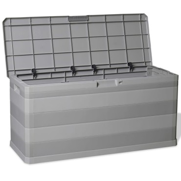 vidaXL Μπαούλο Αποθήκευσης Κήπου Gkri 117x45x56cm 1 τεμ.