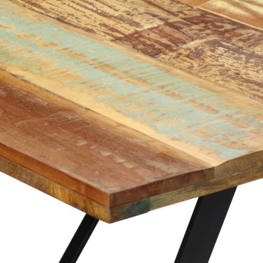vidaXL Τραπεζαρία 180x90x76cm από Μασίφ Ανακυκλωμένο Ξύλο 1 τεμ.