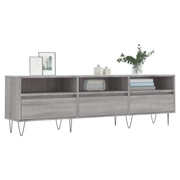 vidaXL Έπιπλο Τηλεόρασης Γκρι Sonoma 150x30x44,5cm από Επεξεργ. Ξύλο