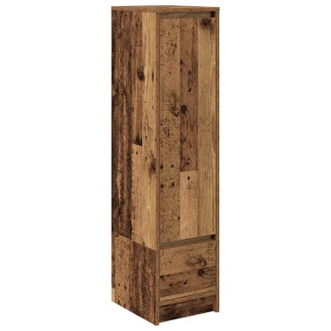 vidaXL Ντουλάπι Όψη Παλαιού Ξύλου 29,5x34x119,5cm Επεξεργασμένο Ξύλο 1 τεμ.