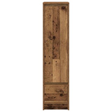 vidaXL Ντουλάπι Όψη Παλαιού Ξύλου 29,5x34x119,5cm Επεξεργασμένο Ξύλο 1 τεμ.